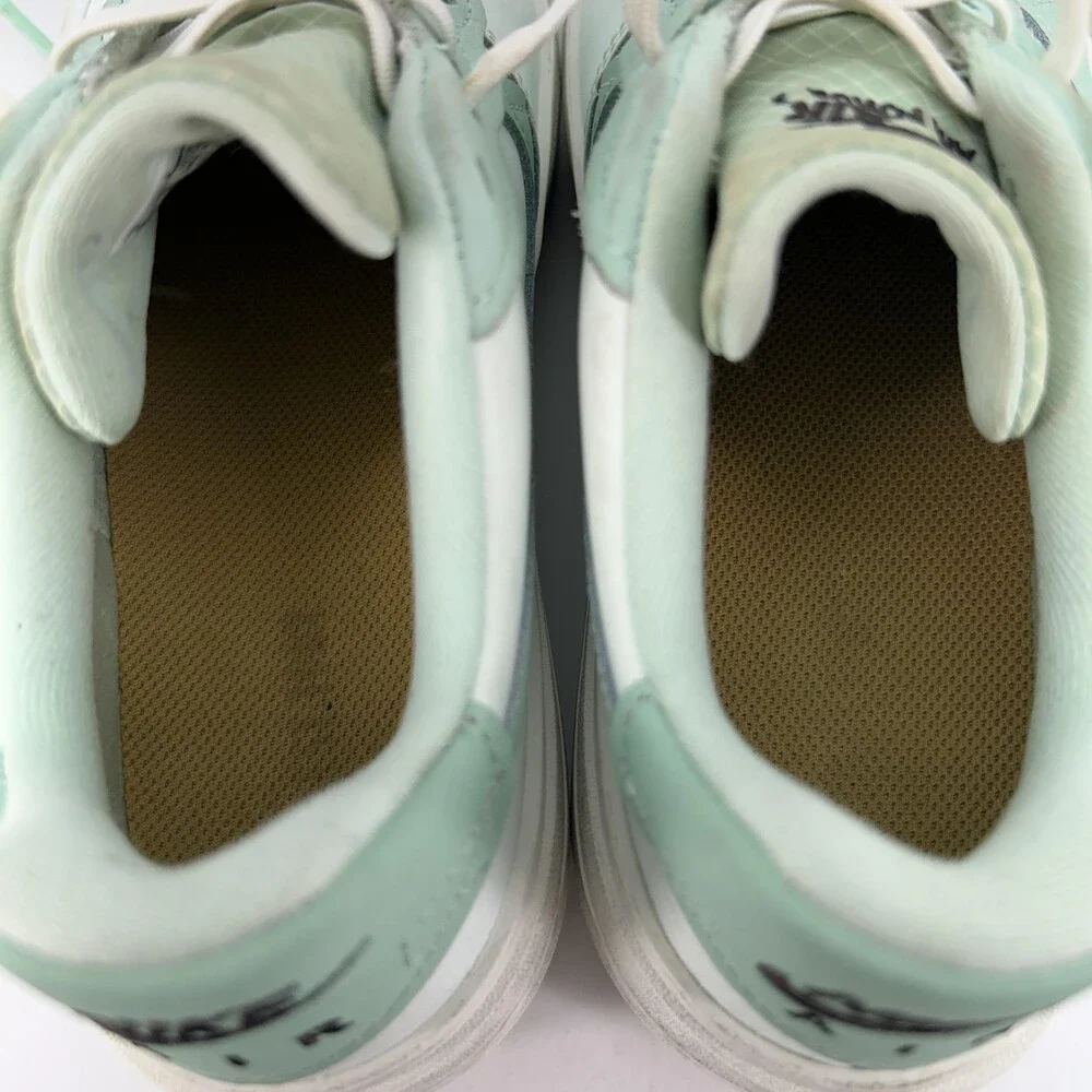 Nike Air Force 1 PLT.AF.ORM Shoes Womens Size 6 Barley Green Sneakers DX3730-300